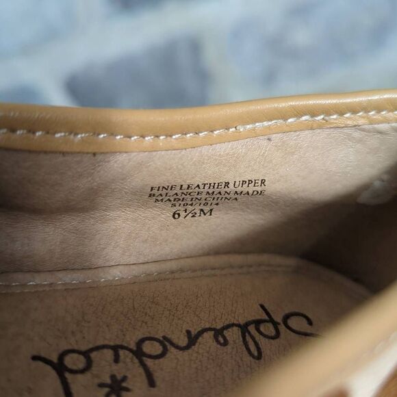 SPLENDID calf hair giraffe pattern‎ skater shoe woman's size 6.5 neutral slip on - Picture 11 of 12